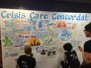 Capturing the Concordat: presentations and delegate discussions were immortalised on the day by a team of excellent illustrators
