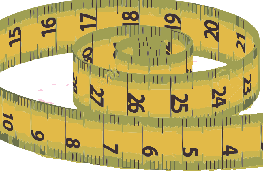 Tape measure unfurled