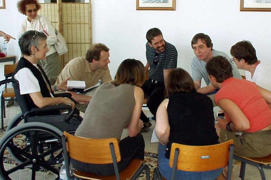 Community gathering in a social club