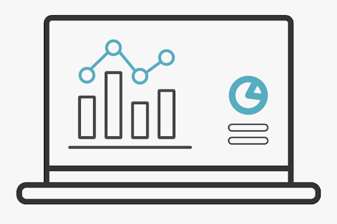 computer dashboard showing graphs