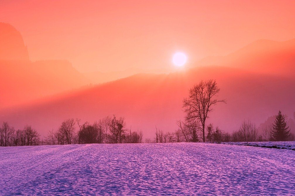 winter sunrise